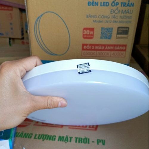 Đèn ốp nổi tràn viền tròn 18W